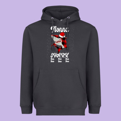 Nonna Shark Doo Doo Heavyweight Hoodie Designed By Bettercallsaul