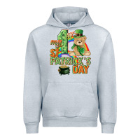 Heather Grey My first St. Patrick's Day Urban Hoodie - CowGirlArtShop