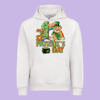 My First St. Patrick's Day Urban Hoodie Designed By Cowgirlartshop