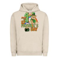 Pigment French Oak My first St. Patrick's Day Urban Hoodie - CowGirlArtShop