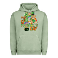 Pigment Oil Green My first St. Patrick's Day Urban Hoodie - CowGirlArtShop