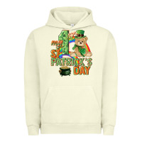 Pigment Pistachio My first St. Patrick's Day Urban Hoodie - CowGirlArtShop