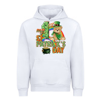 White My first St. Patrick's Day Urban Hoodie - CowGirlArtShop