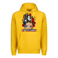 Lemon Puerto Rico messy bun Premium Hoodie - NancyCooperArtShop