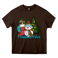 Chocolate Brown christmas vibes Heavy Core Tee - RanaPortraitStore