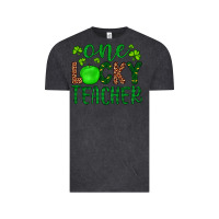 Vintage Black one lucky teacher Vintage Tee - Artiststas
