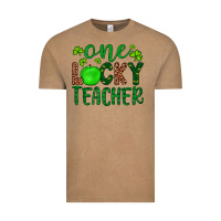 Vintage Coffee one lucky teacher Vintage Tee - Artiststas
