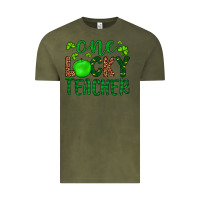 Vintage Olive one lucky teacher Vintage Tee - Artiststas