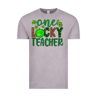 Vintage Zinc one lucky teacher Vintage Tee - Artiststas