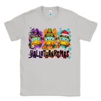 Moon Dust Happy Hallothanksmas school bus Classic Tee - NancyCooperArtShop