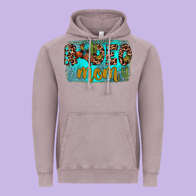 Rodeo Mom Vintage Hoodie Designed By Jahusdesignshop