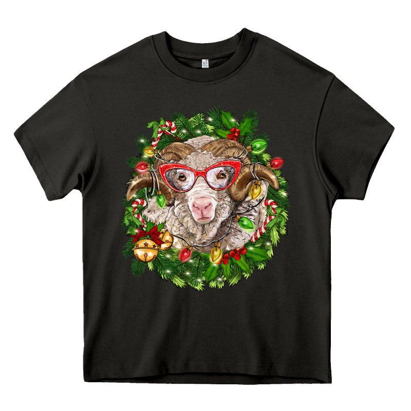 Christmas Merino Heavy Core Tee by BarkalooDesign | Teevron
