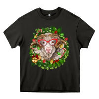 Asphalt Christmas merino Heavy Core Tee - BarkalooDesign