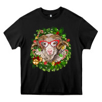 Black Christmas merino Heavy Core Tee - BarkalooDesign