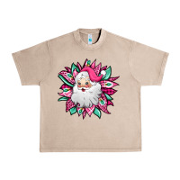 French Oak pink Christmas Santa Claus sunflower Urban Heavy Tee - Jasminsmagicworld