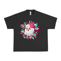 Pigment Black pink Christmas Santa Claus sunflower Urban Heavy Tee - Jasminsmagicworld