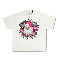 Pistachio pink Christmas Santa Claus sunflower Urban Heavy Tee - Jasminsmagicworld