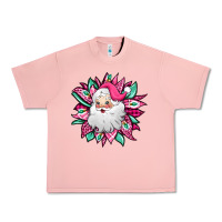 Salmon pink Christmas Santa Claus sunflower Urban Heavy Tee - Jasminsmagicworld