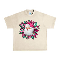 Sandshell pink Christmas Santa Claus sunflower Urban Heavy Tee - Jasminsmagicworld