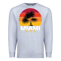 Heather Grey Miami Beach Premium Sweatshirt - Bettercallsaul