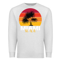 Oatmeal Heather Miami Beach Premium Sweatshirt - Bettercallsaul