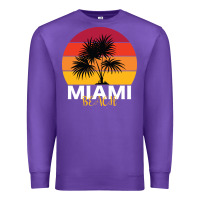 Purple Miami Beach Premium Sweatshirt - Bettercallsaul