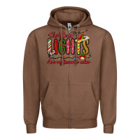 Chestnut christmas lights are my favorite color Zipper Hoodie - MaliasSmallBusiness