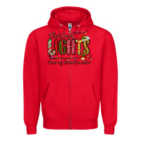 Red christmas lights are my favorite color Zipper Hoodie - MaliasSmallBusiness