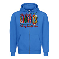 True Royal christmas lights are my favorite color Zipper Hoodie - MaliasSmallBusiness
