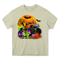 Mossy halloween monster truck Heavy Core Tee - Zillion Design Studio
