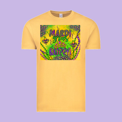Mardi Gras Queen Vintage Tee Designed By Artiststas