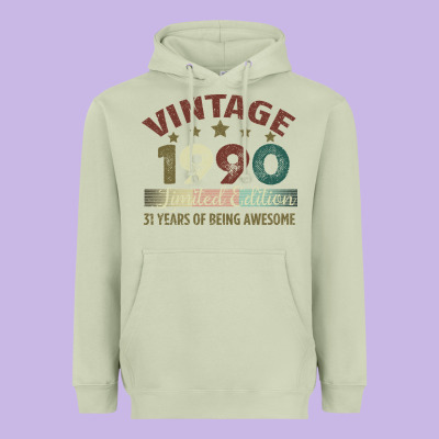 Vintage 1990 Limited Edition 31 Years Of Being Awesome Heavyweight Hoodie Designed By Bettercallsaul