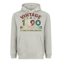 Moon Dust Vintage 1990 Limited Edition 31 Years Of Being Awesome Heavyweight Hoodie - Bettercallsaul