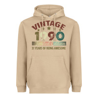 Mushroom Vintage 1990 Limited Edition 31 Years Of Being Awesome Heavyweight Hoodie - Bettercallsaul
