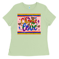 Matcha choose love tumbler Ladies Tee - JahusDesignShop