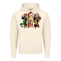 Vintage Artic joy and cow christmas candies and letters Vintage Hoodie - AdoDesignShop