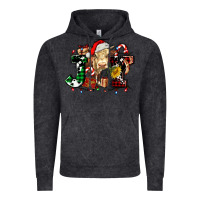 Vintage Black joy and cow christmas candies and letters Vintage Hoodie - AdoDesignShop