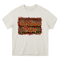Cream Christmas vibes Heavy Core Tee - RanaPortraitStore