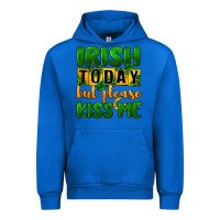 Cobalt Irish today but please kiss me Urban Hoodie - CowGirlArtShop