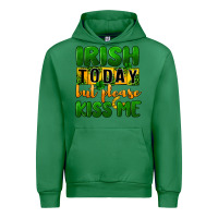 Emerald Irish today but please kiss me Urban Hoodie - CowGirlArtShop
