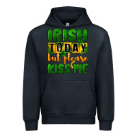 Navy Irish today but please kiss me Urban Hoodie - CowGirlArtShop