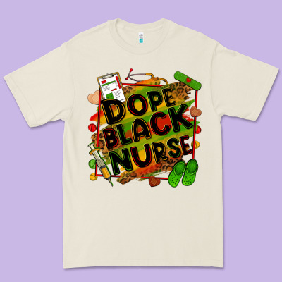 Dope Black Nurse Juneteenth Premium Tee Designed By Zillion Design Studio