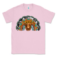 Bubblegum Pink turquoise cowhide sunflower headband highland cow Classic Tee - Jasminsmagicworld