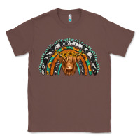 Chestnut turquoise cowhide sunflower headband highland cow Classic Tee - Jasminsmagicworld