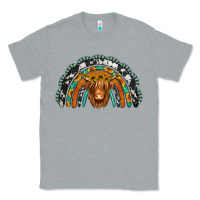 Heather Grey turquoise cowhide sunflower headband highland cow Classic Tee - Jasminsmagicworld