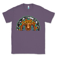 Lavender turquoise cowhide sunflower headband highland cow Classic Tee - Jasminsmagicworld