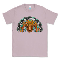 Lilac turquoise cowhide sunflower headband highland cow Classic Tee - Jasminsmagicworld
