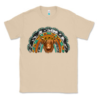 Mushroom turquoise cowhide sunflower headband highland cow Classic Tee - Jasminsmagicworld