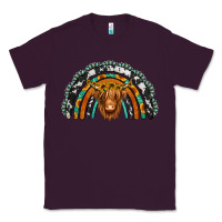 Plum turquoise cowhide sunflower headband highland cow Classic Tee - Jasminsmagicworld