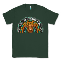 Sports Green turquoise cowhide sunflower headband highland cow Classic Tee - Jasminsmagicworld